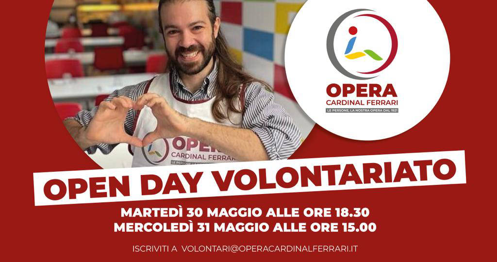 Open Day Volontariato: due incontri per scoprire Opera Cardinal Ferrari