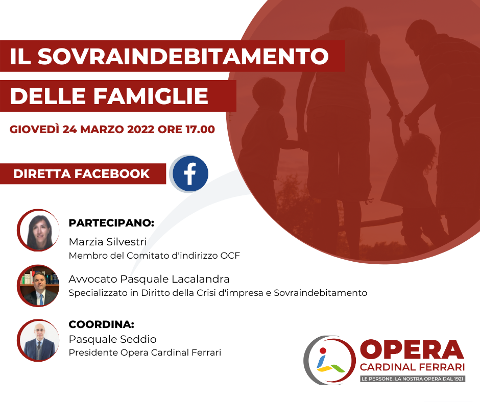 FB live Sovraindebitamento e povertà