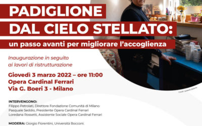 Inaugurazione Padiglione “Cielo Stellato”: 3 marzo