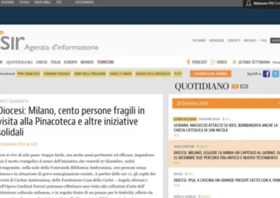 Visita alla Pinacoteca e altre iniziative solidali